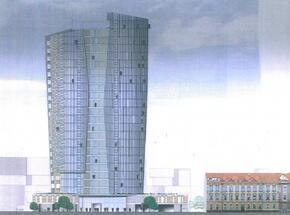 Stavební uzávěra v místě pro Šantovku Tower