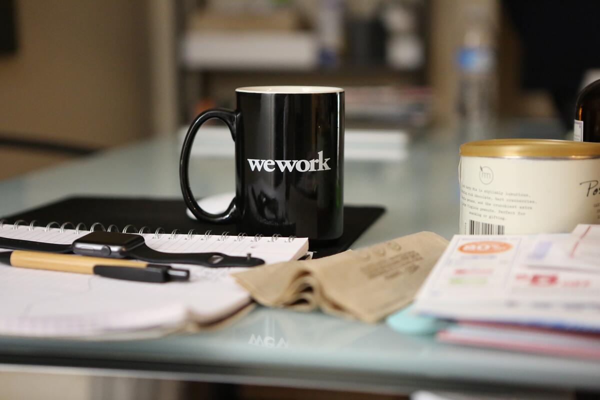 Věda designu na pracoviště podle WeWork