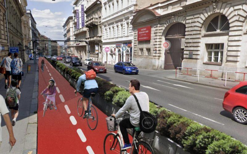 Na magistrále vznikne bezpečná cyklostezka. Bude nejdelší ve městě