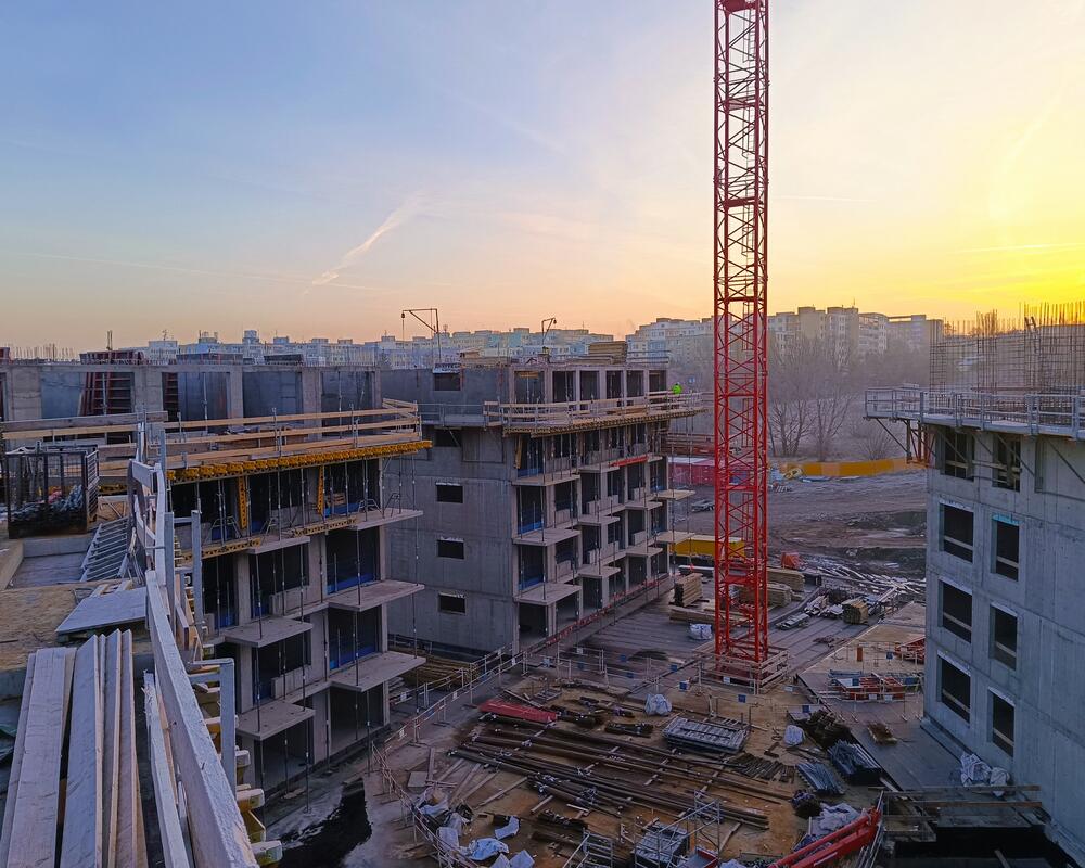 Nad první etapou projektu Toivo Roztyly od YIT vlaje glajcha