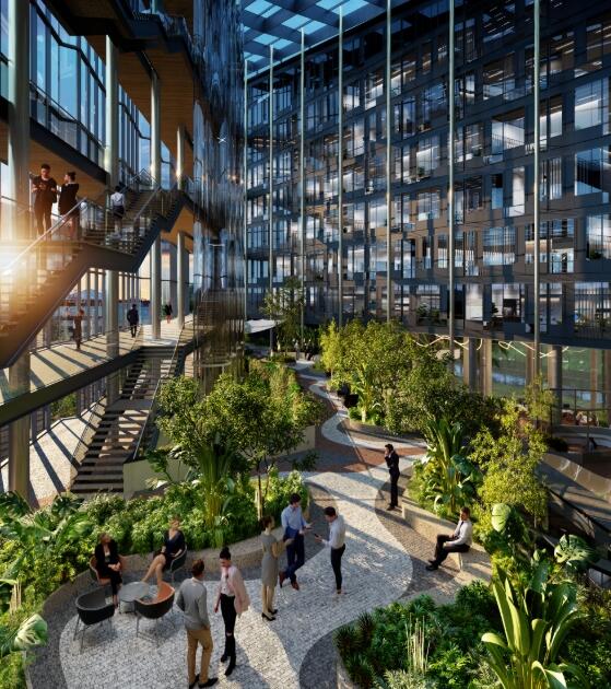 Pražský Danube House si zajišťuje významné pronájmy: Udržitelné kanceláře v Karlíně připravené na budoucnost