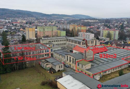 Kanceláře k pronájmu v Pronájem komerčních, skladovacích a kancelářských prostor